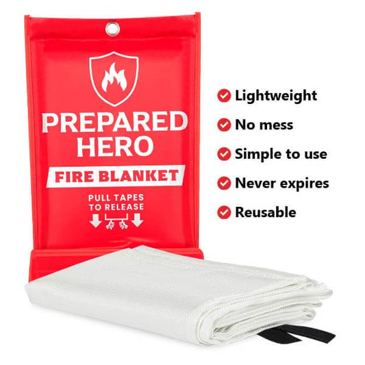 Prepared Emergency Fire Blanket