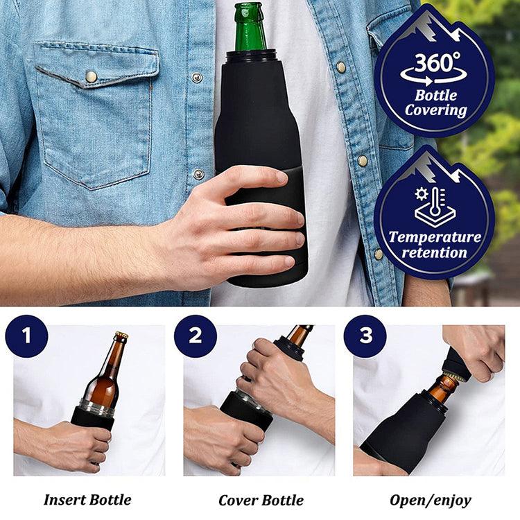 3-in-1 Stainless Insulated Bottle Holder - CentralFlows