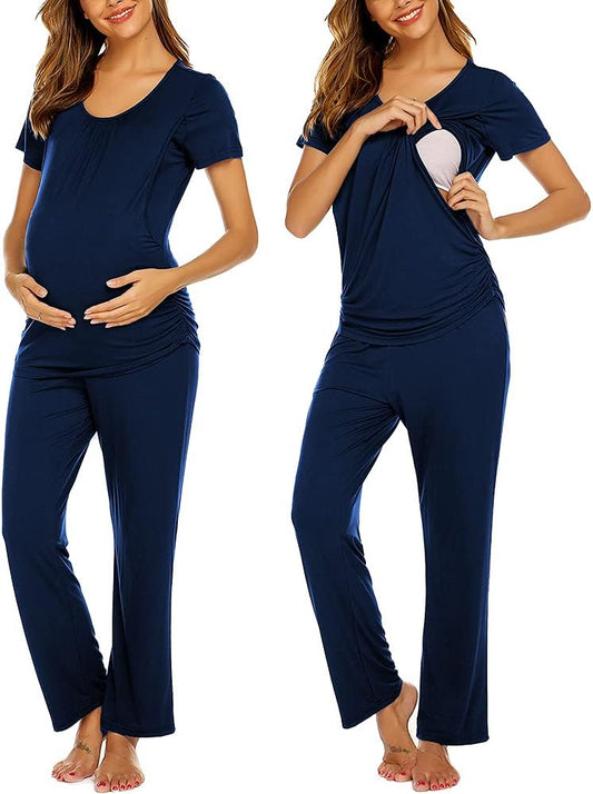 Women’s Maternity Nursing Pajamas Set