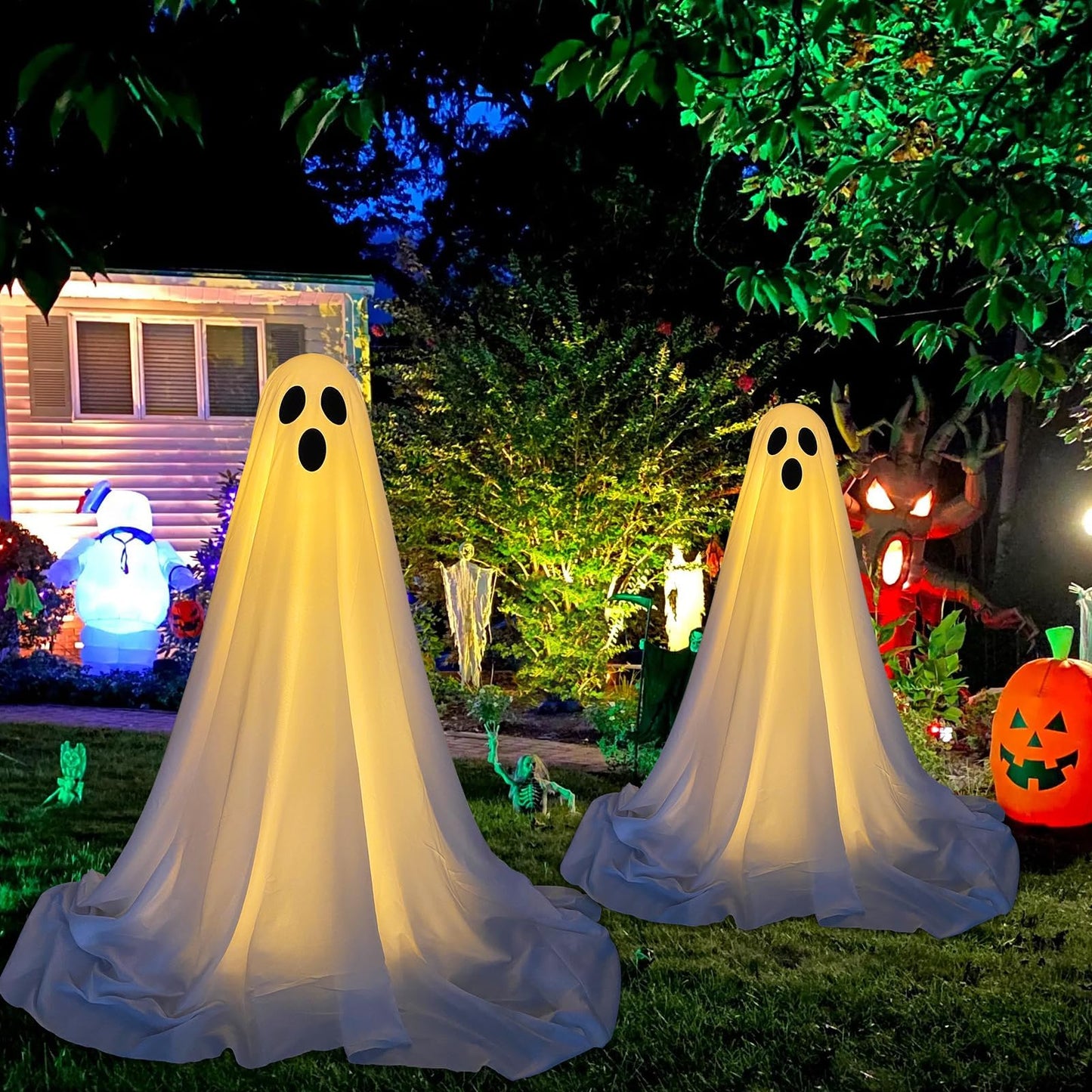 Spooky Ghost Halloween Decor