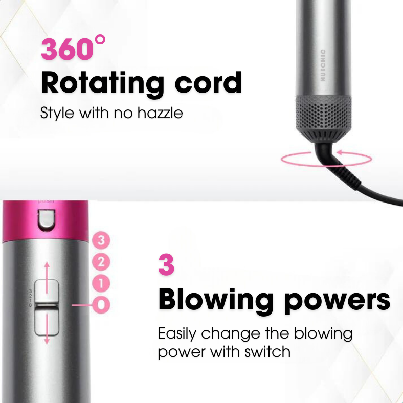 5 in 1 Hair Dryer Styling Brush