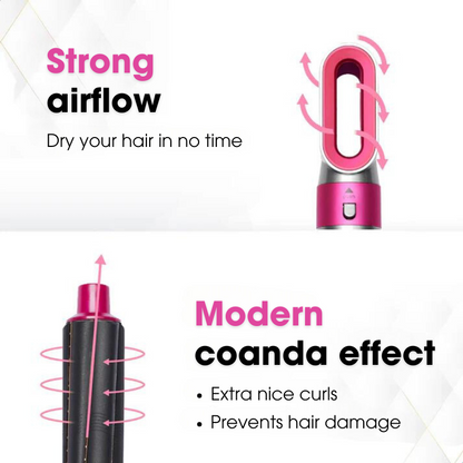 5 in 1 Hair Dryer Styling Brush