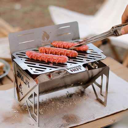 Barbecue Portable en Acier Inoxydable - CentralFlows