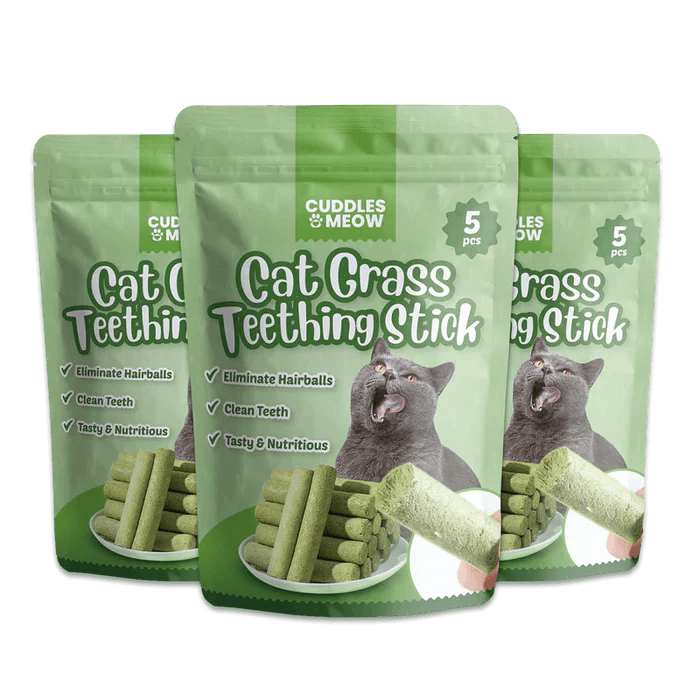 Cat Grass Teething Sticks - CentralFlows