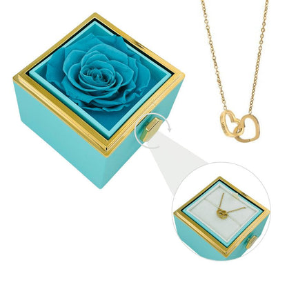 Coffret Rose Éternelle - Avec Collier Personnalisé - CentralFlows