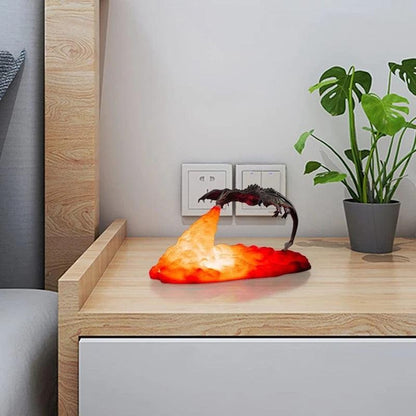 Lampe de dragon de feu respirant - CentralFlows