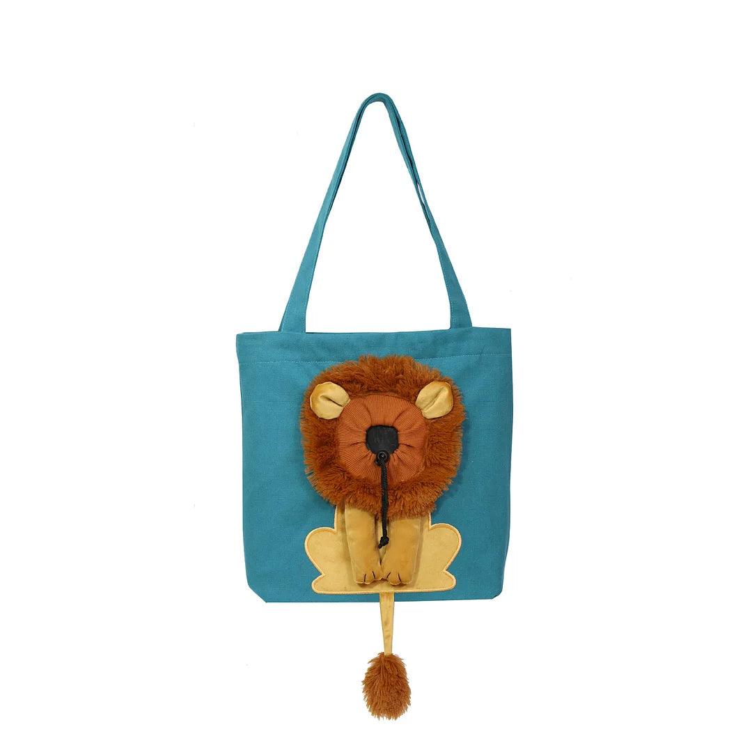 Sac de transport pour chien et chat avec décor Lion - CentralFlows