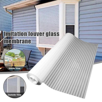 Self-Adhesive PVC Blinds Window Film - CentralFlows