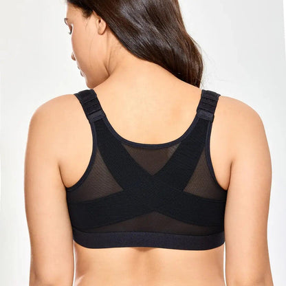 Soutien-gorge sans fil à soutien dorsal en forme de X - CentralFlows